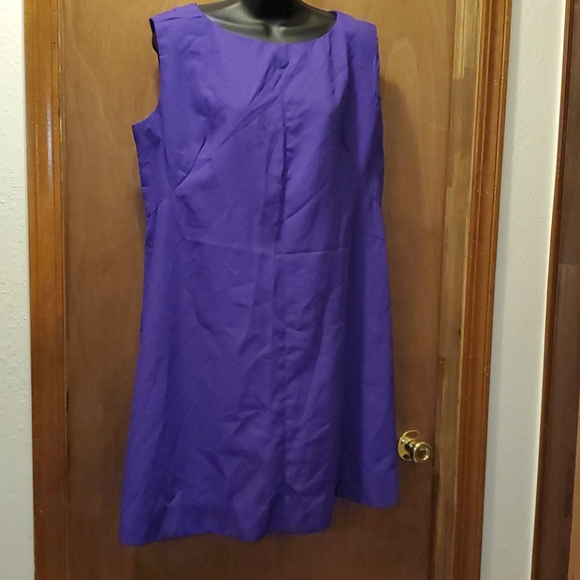 purple dress size 16